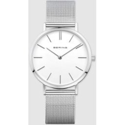 Bering Reloj de mujer 14134-004 de malla de acero. Plata