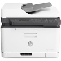 HP Impresora láser multifunción color Color Laser 179fnw, Wi-Fi, copia, escanea, envía fax. Blanco