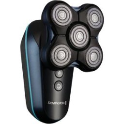 Remington Afeitadora eléctrica cabeza y barba XR8000 con dos cabezales intercambiables y 6 peines hasta 18mm. Negro / Azul