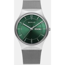 Bering Reloj de hombre Classic 11938-008DD de malla de acero. Plata