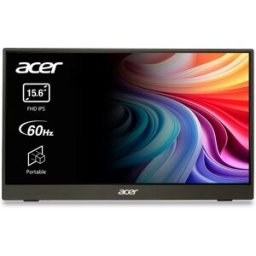 Acer Monitor PC portátil 40cm (15,6") PM161QB1bmiuux, 60 Hz Full HD IPS, AdaptiveSync. Negro