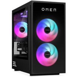 HP Sobremesa Gaming OMEN GT16-0090ns, Ryzen 7-8700F, 32GB, 1TB SSD, Nvidia GeForce RTX 5070Ti 16GB, Sin SO. Negro