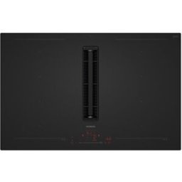 Siemens Placa de Inducción con extractor integrado , iQ700 - EX81AHL26E. Negro mate