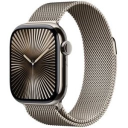 Apple Watch Series 10 GPS + Cellular 46mm Titanio Natural con correa Milanese Loop Natural M-L. Natural
