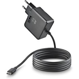 NGS Cargador de pared GAN65W-C para portátiles, tabletas y smartphones. Negro