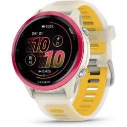 Garmin Reloj smartwatch unisex Forerunner 570 42mm Beige-Naranja . Beige