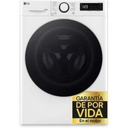 LG Lavadora secadora 9 kg lavado, 6 kg secado, 1400 rpm, inteligencia artificial - F4DR6009A1W. Blanco