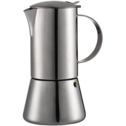 El Corte Inglés Cafetera italiana de acero inoxidable apta inducción . (6 Tazas) Acero