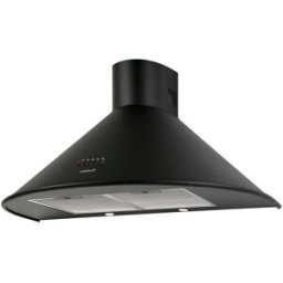 Cata Campana decorativa 3 niveles de extracción - Q 600 BK. Negro