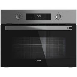 Teka Horno multifunción compacto con microondas , 11 funciones y sistema HydroClean-HSC 6440 C S. Negro