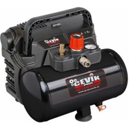 CEVIK PRO Compresor de Aire 6 litros 1,5 HP. Negro