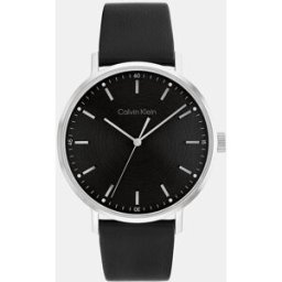 Calvin Reloj de hombre Modern 25200050 de piel negro. Negro