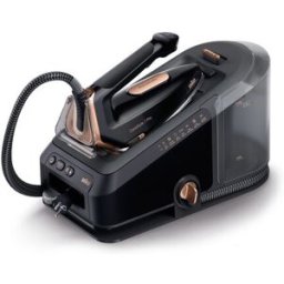 Braun Centro de planchado CareStyle 7 Pro IS7286BK con golpe de vapor superpotente. Negro / Cobre