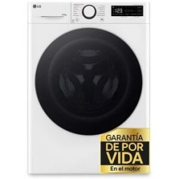 LG Lavadora secadora 9 kg lavado, 5 kg secado, 1200 rpm, inteligencia artificial - F2DR5S09A1W. Blanco