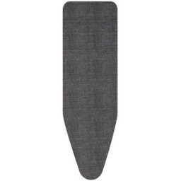 Brabantia Funda para tabla de planchar 124 x 45 cm Denim Black . (Pequeña) Negro