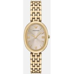 Giorgio Armani Reloj de mujer ar11707 de acero cierre de mariposa. Dorado