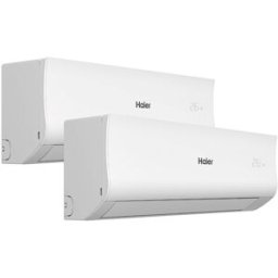 HAIER Aire acondicionado Multisplit 2x1 con 2.322 frig-h + 2.322 frig-h - TIDE R 25+25-40. Blanco