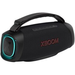 LG Altavoz portátil XBOOM Go X8GTBK, 120W, 15 Horas autonomía, Resistencia IP67 de Grado Militar, a polvo, agua, golpes, temperatura. Negro