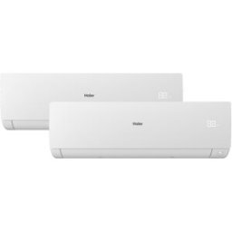 HAIER Aire acondicionado Multisplit 2x1 Inverter con 2.236 frig-h + 3.010frig-h - FLEXIS 25+35-40 A+++-A+++ BLANCO. Blanco
