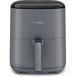 Moulinex Freidora de Aire Easy Fry Max, 10 Programas Automáticos, 5L. Gris / Carbón