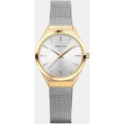 Bering Reloj de mujer Ultra Slim 18729-010 de malla de acero. Plata