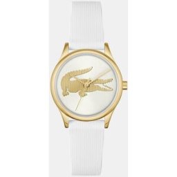 Lacoste Reloj de mujer Crocodelle de silicona blanco. Blanco