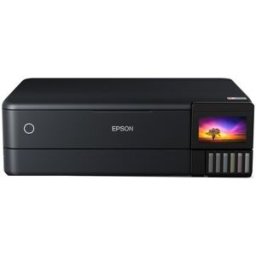 Epson Impresora Multifunción rellenable tinta EcoTank ET-8550, Ethernet y Wi-Fi. Negro