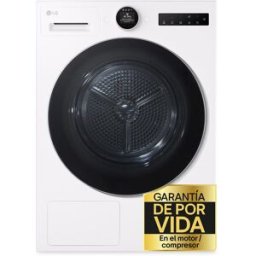 LG Secadora con Inteligencia artificial 10kg, C, con Bomba de calor Dual Inverter , Serie 700. Blanco