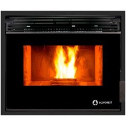 Ecoforest Estufa pellet insert Córdoba 12Kw. Negro
