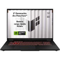 Asus Portátil Gaming TUF Gaming A18 FA808UP-S8073, Ryzen 7-260, 32GB, 1TB SSD, NVIDIA GeForce RTX 5070, 18", Sin Sistema Operativo.