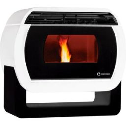 Ecoforest Estufa pellet Tokio Blanca 12kW. Blanco / Negro