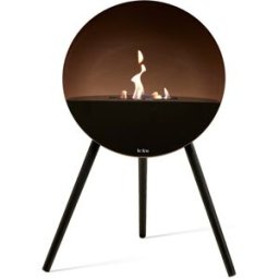 LE FEU Chimenea de bioetanol EYE 802016. Negro