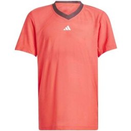 Adidas Camiseta de tenis y pádel de niños B PRO . (15-16 años) Salmón