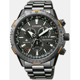 Citizen Reloj de hombre Radiocontrolado CB5007-51H de acero gris. Gris oscuro