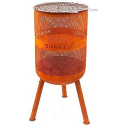 BONFEU Chimenea de Leña Exterior Bonves 45. Óxido