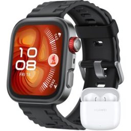 Huawei Watch Fit 4 Pro Negro Smartwatch + Auriculares Watch FreeBuds SE 2 blancos. Negro