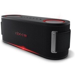 LG Altavoz portátil xboom Bounce, 40W, Bluetooth 5.3 Miracast, hasta 30h batería, resistencia militar, IP67, Negro. Negro