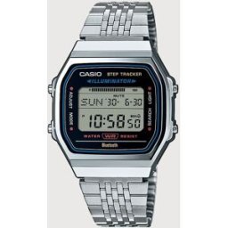 Casio Reloj de hombre Vintage ABL-100WE-1AEF Digital de acero. Plata