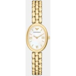 Giorgio Armani Reloj de mujer ar11777 de acero cierre de mariposa. Dorado