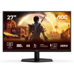 AOC Monitor PC Gaming 68,58 cm (27") Q27G42XNE, 180 Hz, QHD, HDR10, FreeSync Premium, con Altavoces integrados. Negro