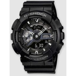 Casio Reloj de hombre G-SHOCK GA-110-1BER Luz LED automática Antimagnético Cronómetro. Negro