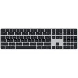 Apple Teclado Magic Keyboard con touch ID y teclado numérico negro. Negro
