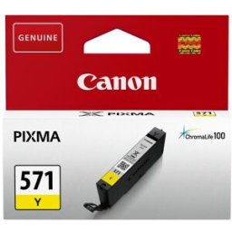 Canon Cartucho de tinta original CLI-571 XL amarillo (0334C001).