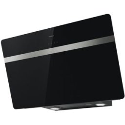 Mepamsa Campana decorativa aspiración perimetral - Línea 60 Cristal Negro. Cristal negro