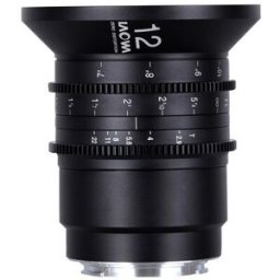 Laowa Objetivo 12mm T2.9 Zero-D Cine Metrico Canon RF. Negro