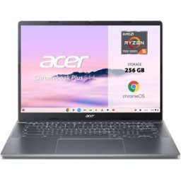 Acer Chromebook Plus 514 - Ordenador Portátil con Gemini 14'' AMD Ryzen 5 7520C, 16GB, 256GB SSD, ChromeOS con la IA de Google, Color. Gris