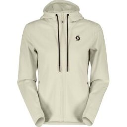 Scott Sudadera de mujer TECH ZIP . (XS) Blanco roto