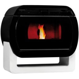 Ecoforest Estufa pellet Tokio Black 12kW. Negro / Blanco