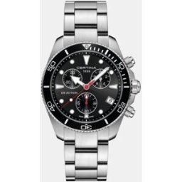 Certina Reloj de hombre DS Action C0484171105100 cronógrafo de acero. Negro