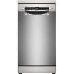 Bosch Lavavajillas 10 servicios, Serie 4, 45 cm, Secado eficiente - SPS4EMI17E (Reacondicionado Grado C). Acero antihuellas